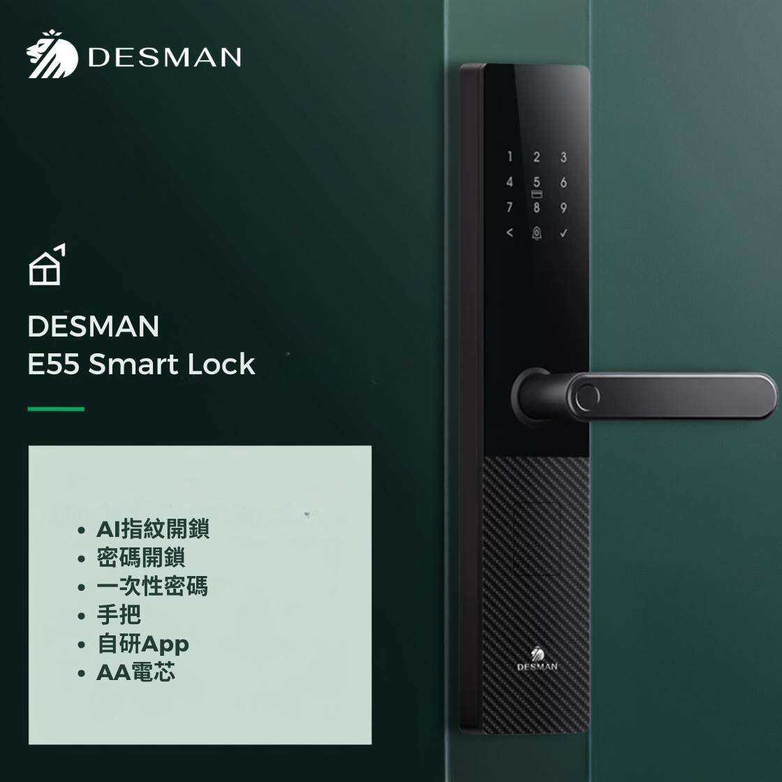DESMAN 德施曼 E55 電子門鎖